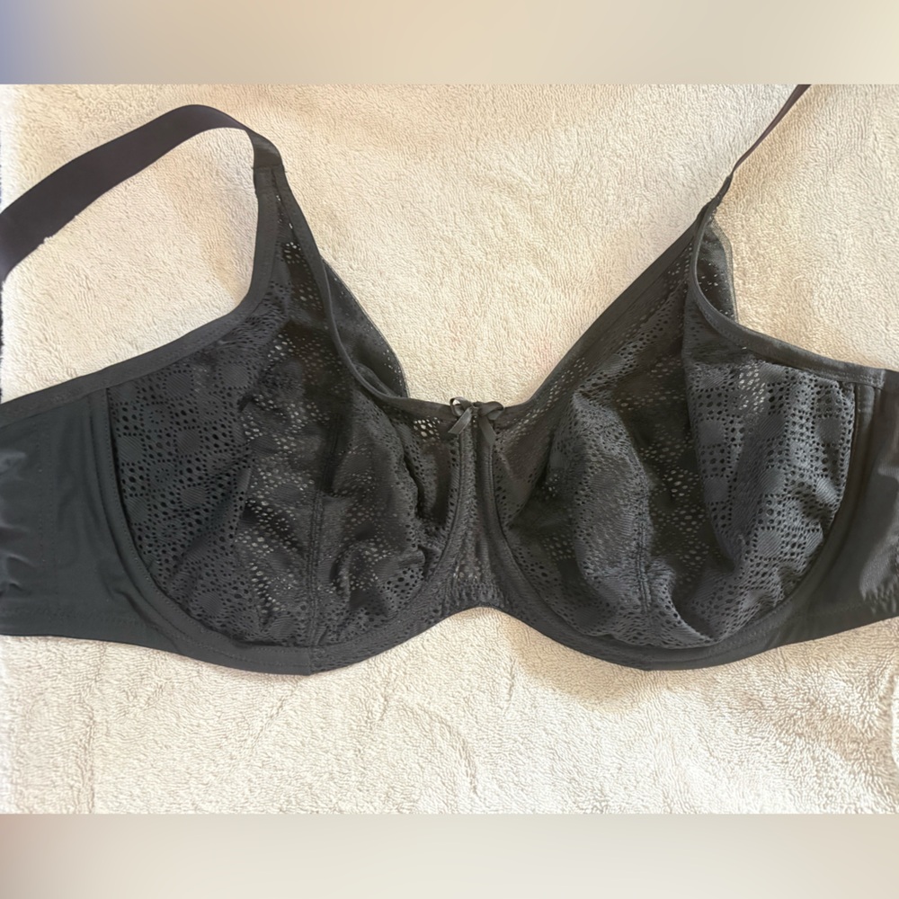 Glamorise Lace Comfort Wonderwire Bra US 42G/UK 42F